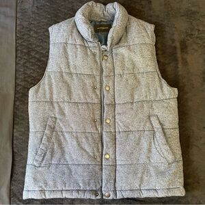 Banana Republic Heather Blue  Quilted Vest